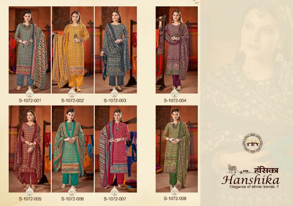 Fyra Hanshika Pashmina Designer Dress material Collection 
